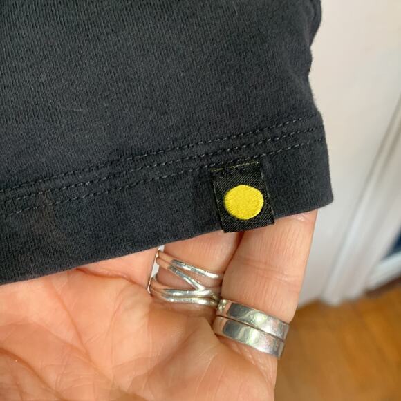 Life is Good Black Happy Trails Short Sleeve Classic Fit Tee T-shirt M-087 Sz L - Picture 7 of 7